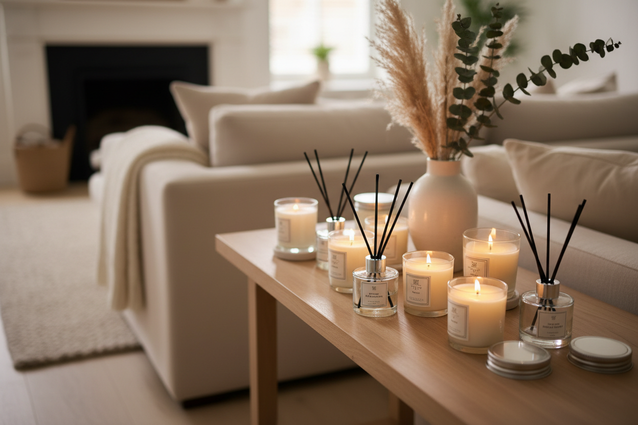 Aromatų magija: kaip namų kvapai ir kvepiančios žvakės kuria jaukią atmosferą