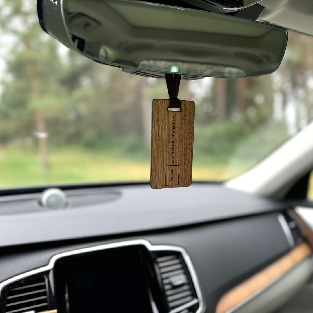 Kabinamas ąžuolo lukšto automobilio gaiviklis, Candle Family