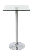 Stiklinis stalas kvadratinis 105 cm