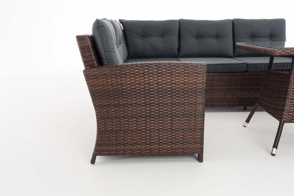 Kampinis komplektas Sierra plokščias ratanas geležies