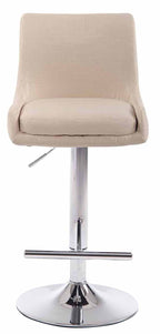 2 vnt. baro kėdžių komplektas Club audinys chromas