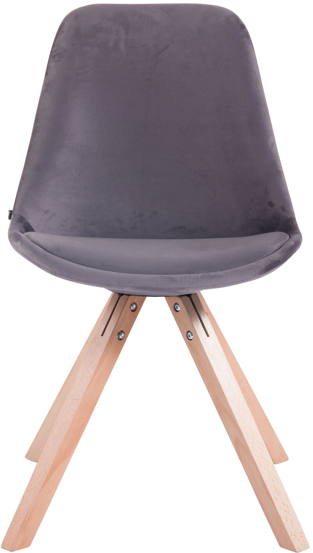 Lankytojo kėdė Toulouse aksominė kvadratinė natura