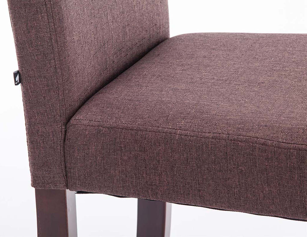 2 vnt. valgomojo kėdžių komplektas Ina audinys cappuccino