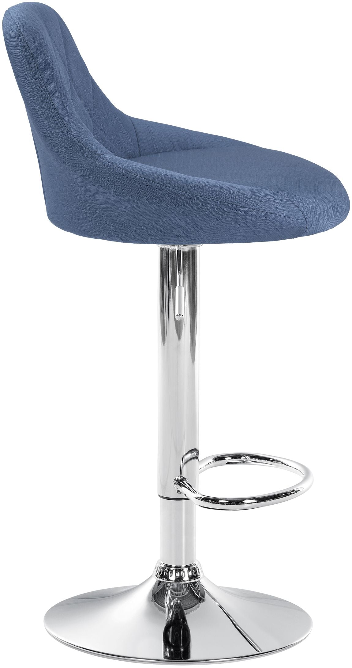 Baro kėdė Lazio audinys chromas