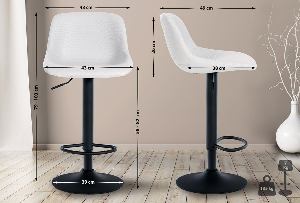Baro kėdė Loft dirbtinė oda