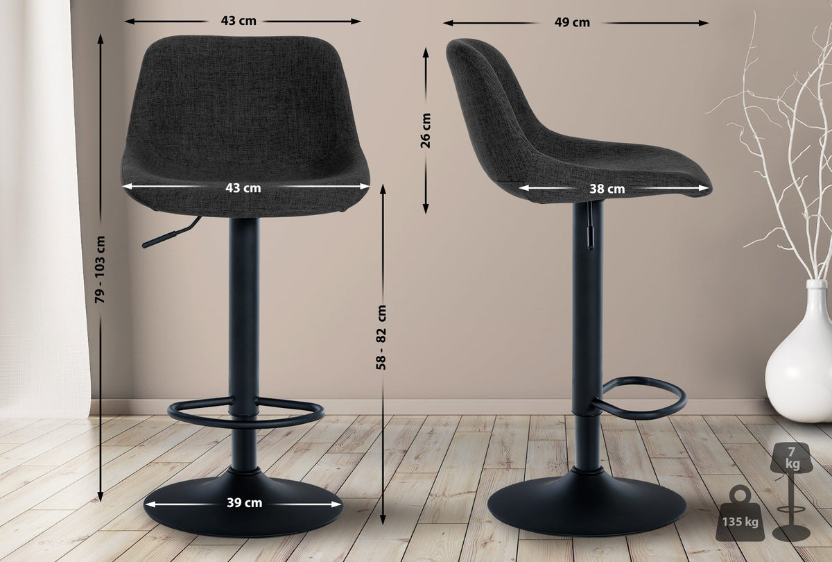 Baro kėdė Loft audinys