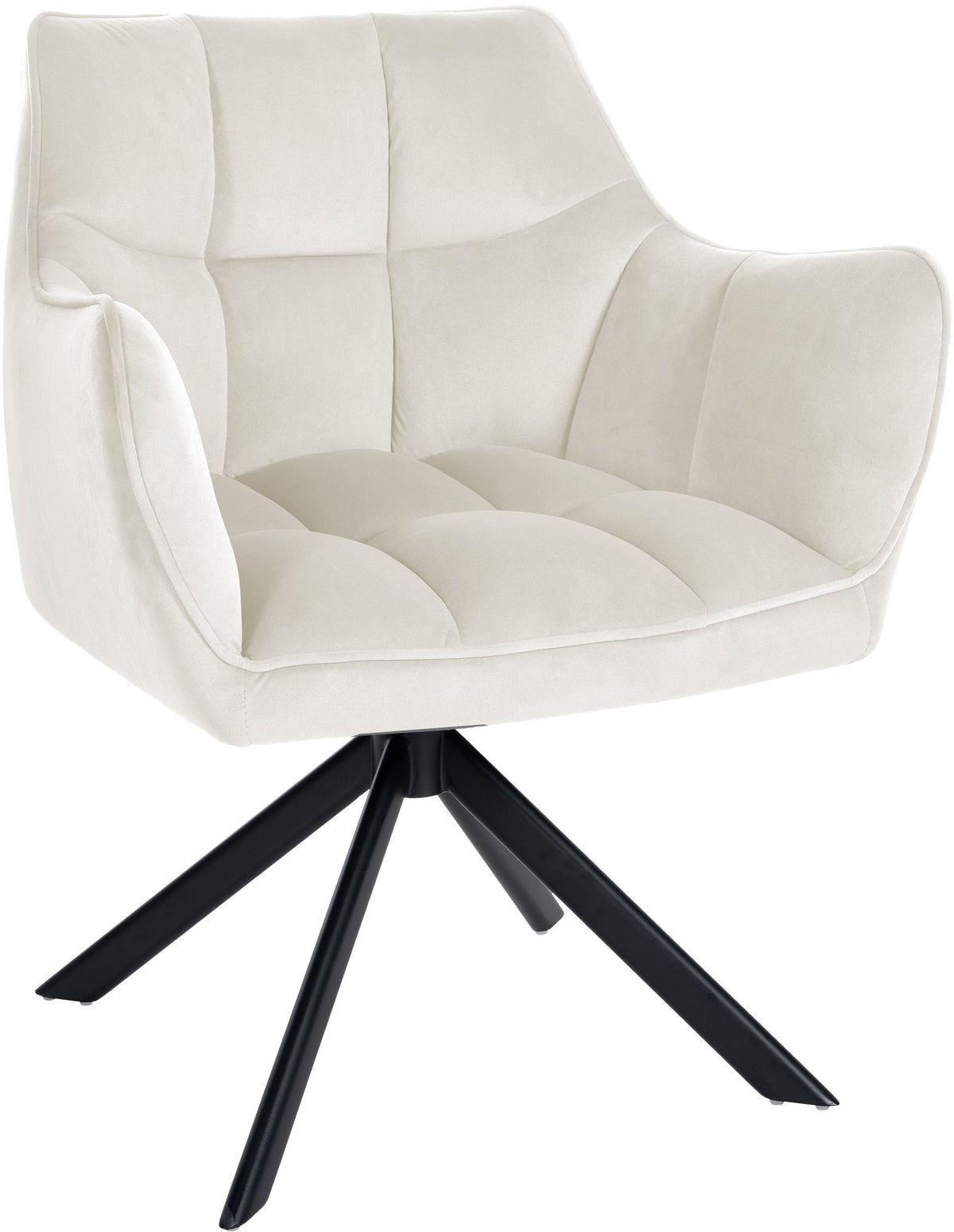 Valgomojo kėdė Swing aksomas juodas