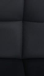 2 baro kėdžių komplektas Feni dirbtinė oda juoda