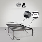 Metalinė lova Fargo 200x100x42 cm