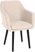 Lankytojų kėdė Utrecht audinys juoda