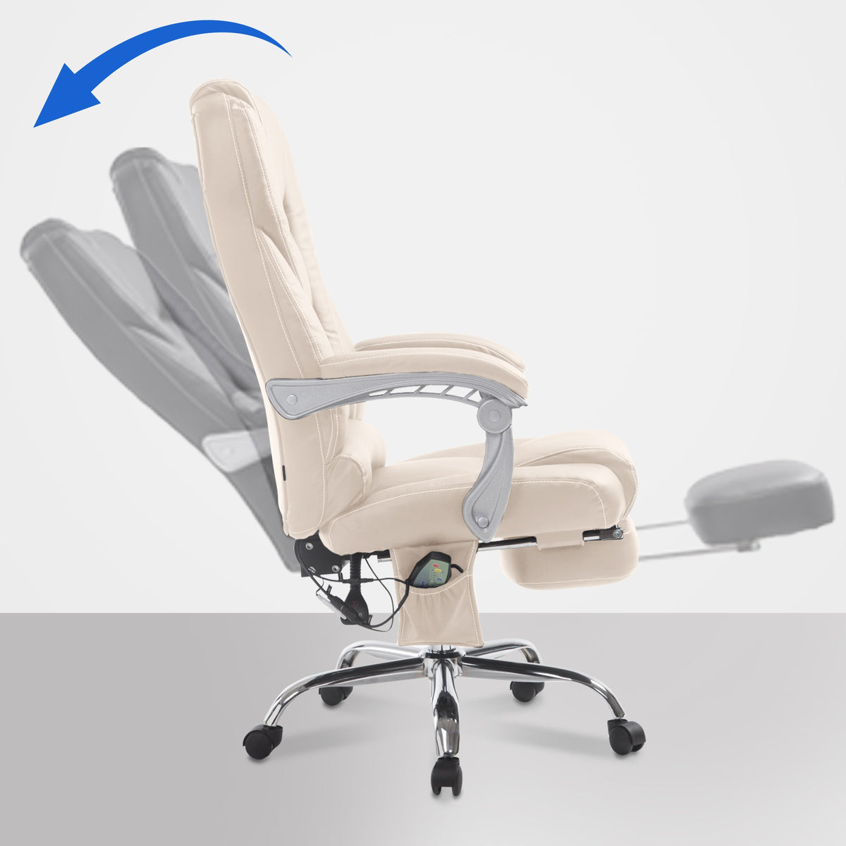 Bürostolas Pacific su masažo funkcija V2