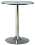 Stiklinis stalas 70 cm