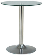 Stiklinis stalas 70 cm