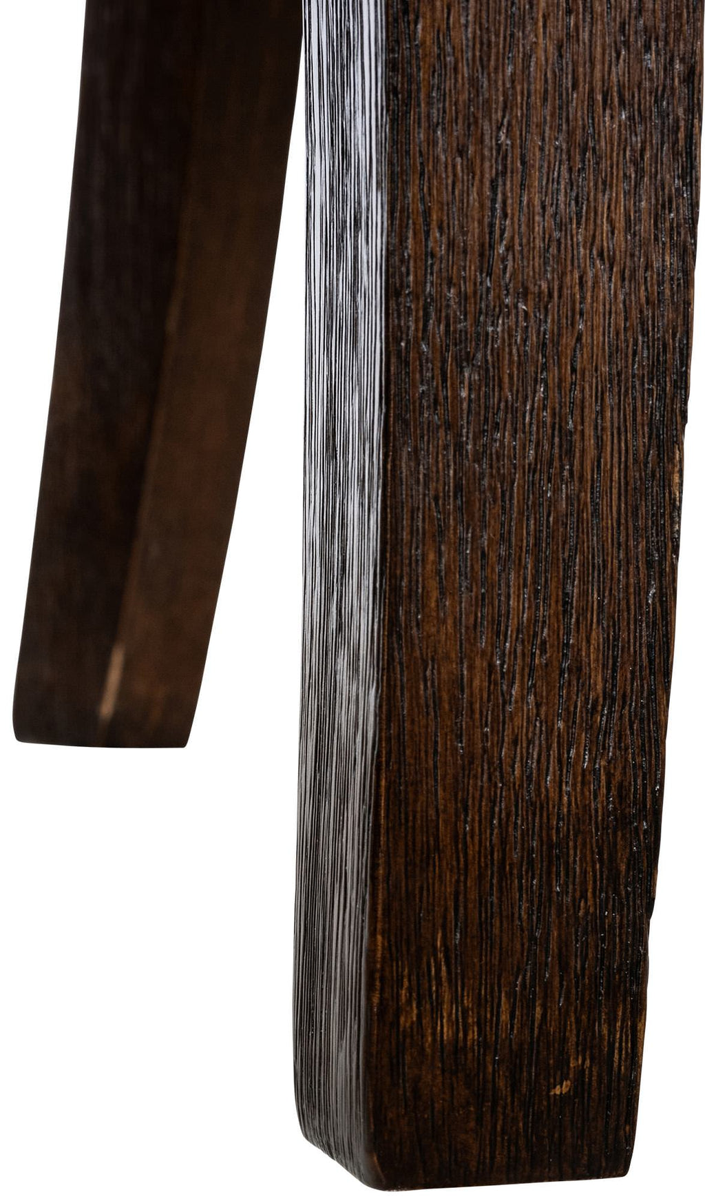 2 vnt. valgomojo kėdžių komplektas Zadar audinys antikvarinis-tamsus