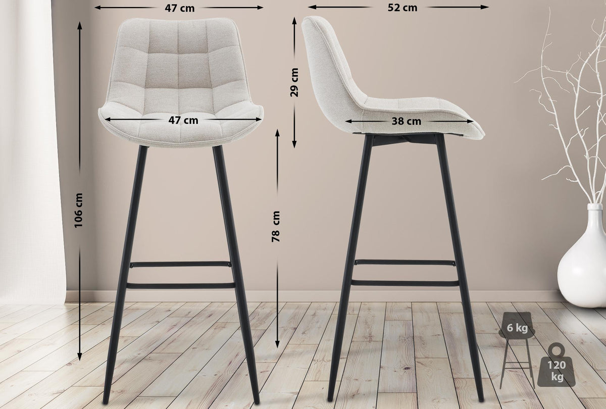 Barhocker Dartford audinys