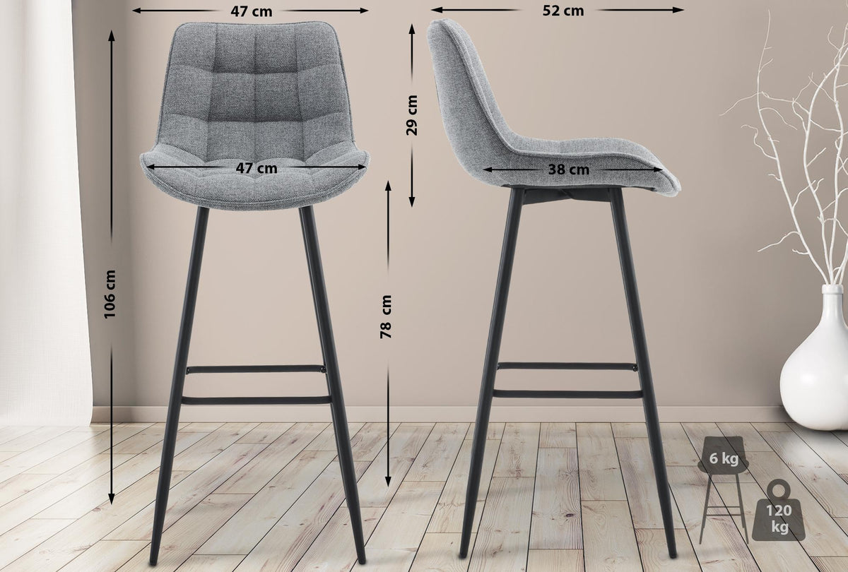 Barhocker Dartford audinys