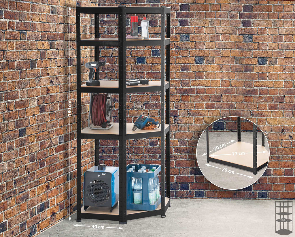 Kampinė lentyna Flint 180