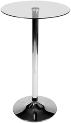 Stiklinis stalas apvalus 105 cm