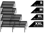Metalinė lova Hamlin 200x90x41 cm