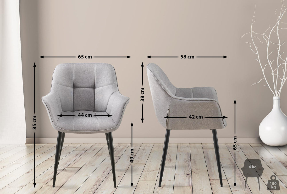 Valgomojo kėdė Roseville audinys