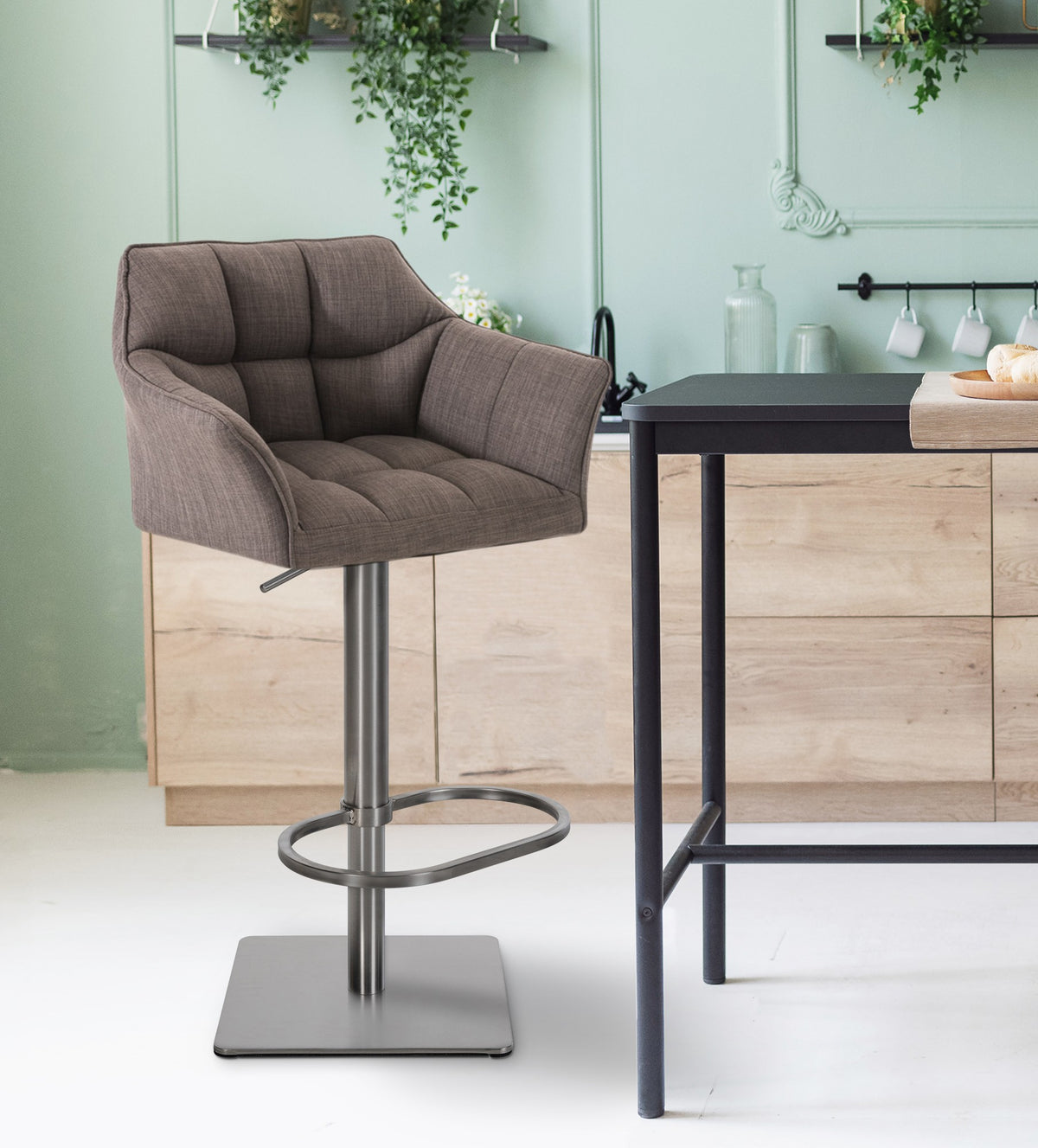 Baro kėdė Damaso E audinys
