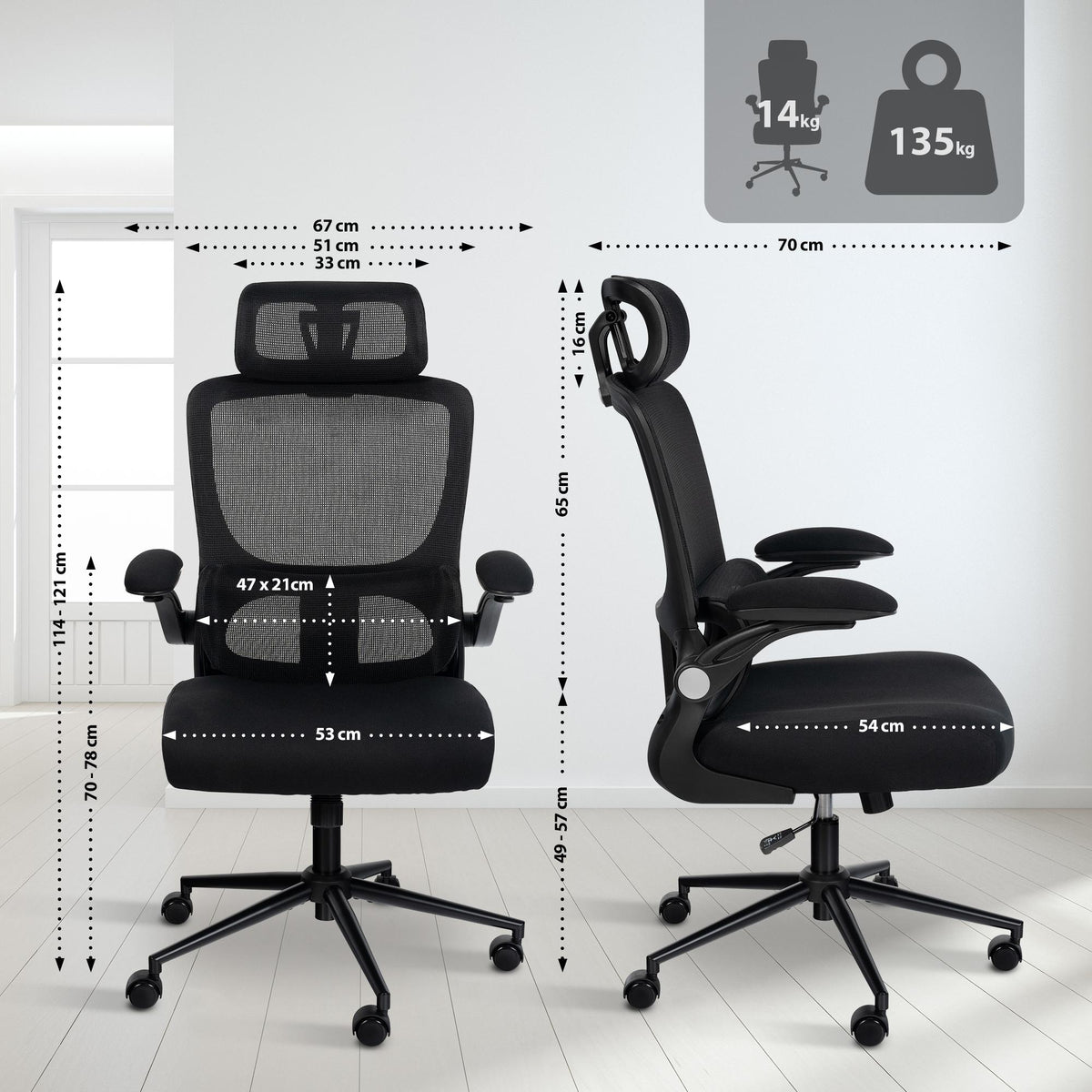 Ergonominė biuro kėdė Newberg