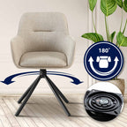 2 vnt. Tipton kėdžių komplektas su audiniu
