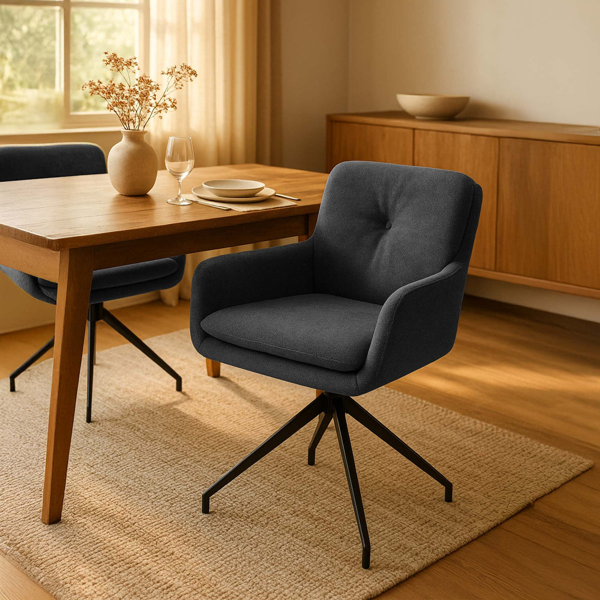 Valgomojo kėdė Pickett audinys