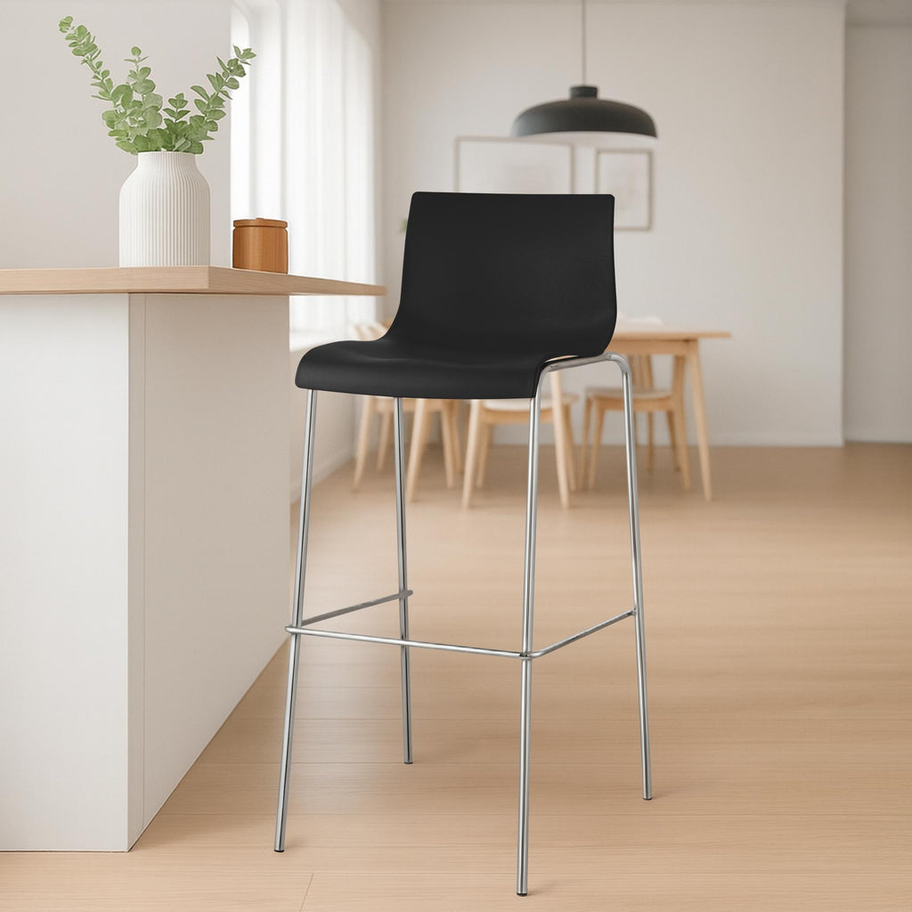 Baro kėdė Hoover Chrom 4 kojų konstrukcija