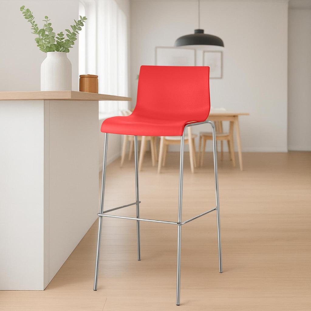 Baro kėdė Hoover Chrom 4 kojų konstrukcija