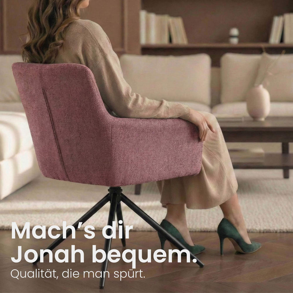 2 vnt. valgomojo kėdė Jonah audinys