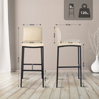 2 baro kėdžių komplektas Freeport dirbtinė oda B
