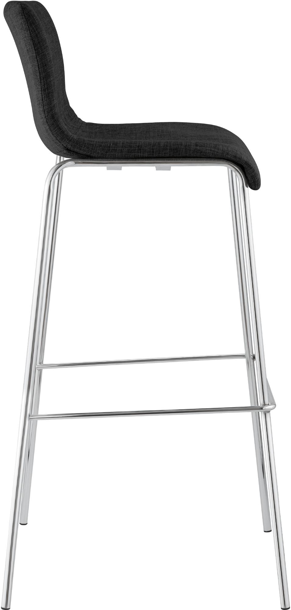 Baro kėdė Hoover audinys 4 kojų rėmas chromas