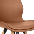 2 vnt. kėdžių komplektas Luna dirbtinė oda
