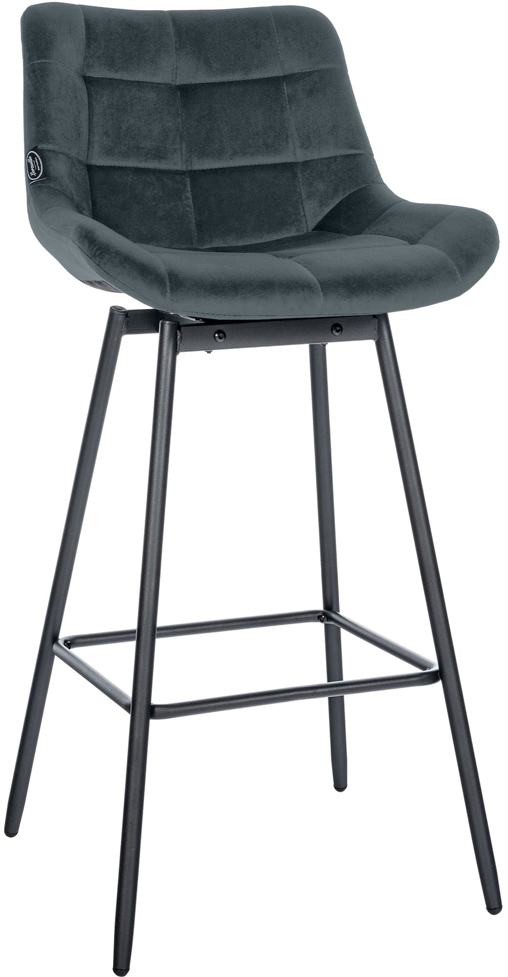 Baro kėdė Weston pasukama aksominė