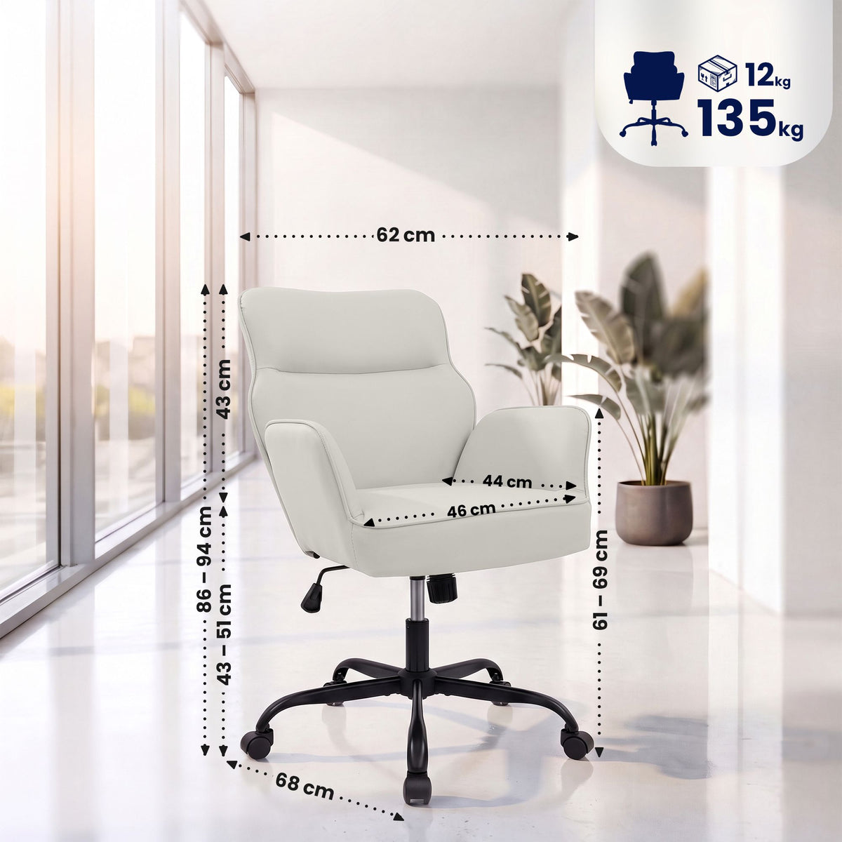 Biuro kėdė Amado dirbtinė oda