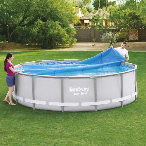 Bestway Šilumą sulaikantis baseino uždangalas Flowclear, 356cm