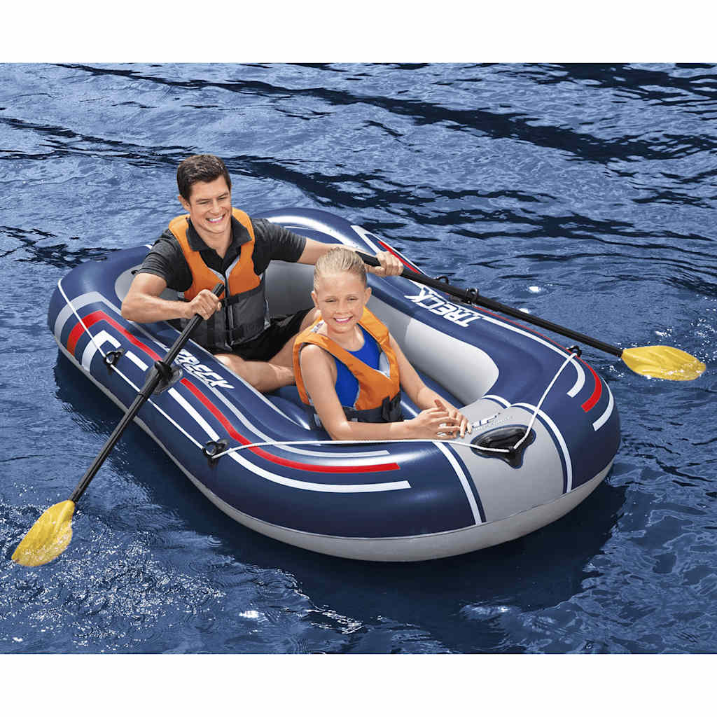 Bestway Hydro-Force Pripučiama valtis su pompa ir irklais, mėlyna