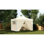 Proginė palapinė su 10 tinklinių sienų, mėlyna, 3x12m, HDPE