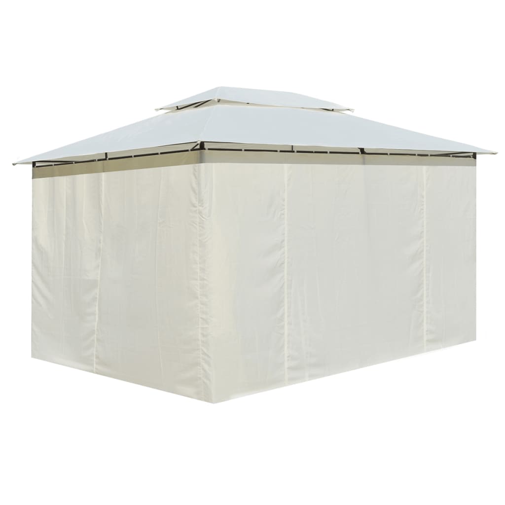 Pavėsinė, antracito spalvos, 3x4x2,6m, 160g/m²