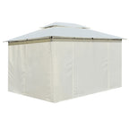 Pavėsinė, antracito spalvos, 3x4x2,6m, 160g/m²