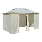 Pavėsinė, antracito spalvos, 3x4x2,6m, 160g/m²