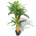 Dirbtinė Dracena su vazonu, 100 cm, žalia