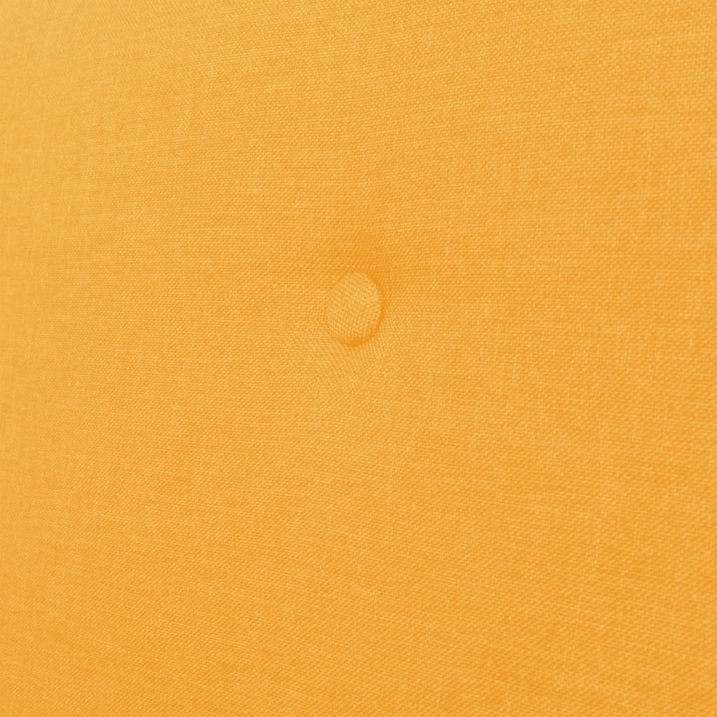 Dvivietė sofa, geltonos spalvos, audinys