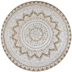 Kilimas, pintas džiutas, raštuotas, 150cm, apvalus
