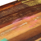 Kavos staliukas su 3 stalčiais, perdirbta mediena, 100x50x35 cm
