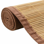 Bambukinis kilimas, 100x160 cm, rudas