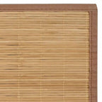 Bambukinis kilimas, 100x160 cm, rudas