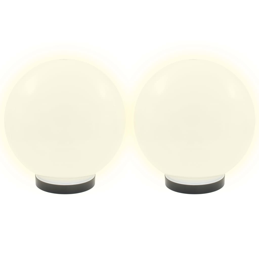 LED lempos, rutulio formos, 2vnt., sferinės, 25cm, PMMA