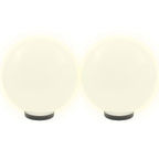 LED lempos, rutulio formos, 2vnt., sferinės, 30cm, PMMA